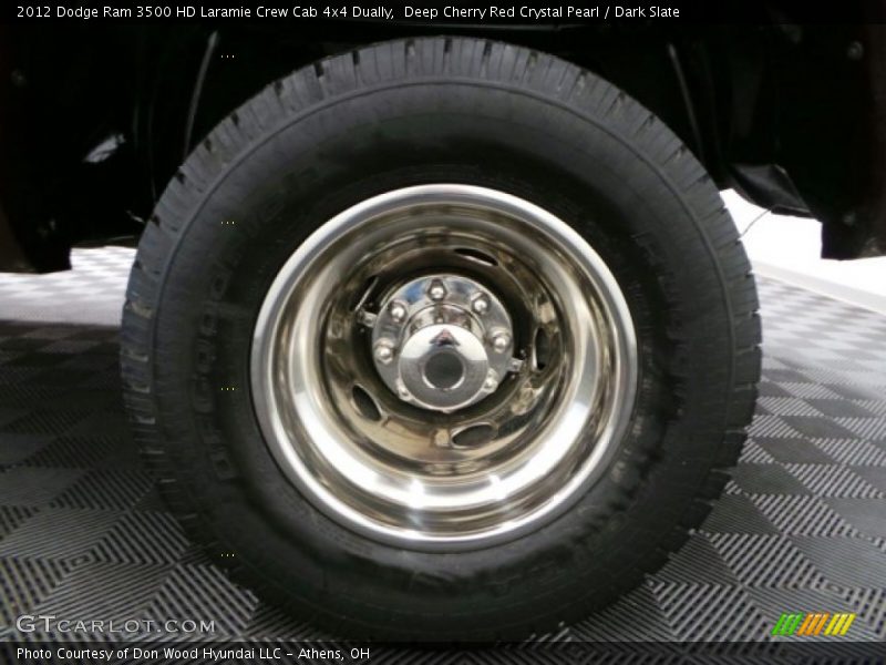 Deep Cherry Red Crystal Pearl / Dark Slate 2012 Dodge Ram 3500 HD Laramie Crew Cab 4x4 Dually