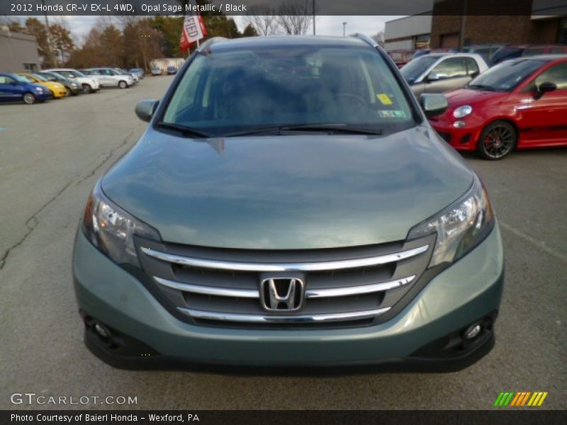 Opal Sage Metallic / Black 2012 Honda CR-V EX-L 4WD