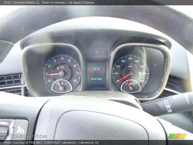 Silver Ice Metallic / Jet Black/Titanium 2013 Chevrolet Malibu LS