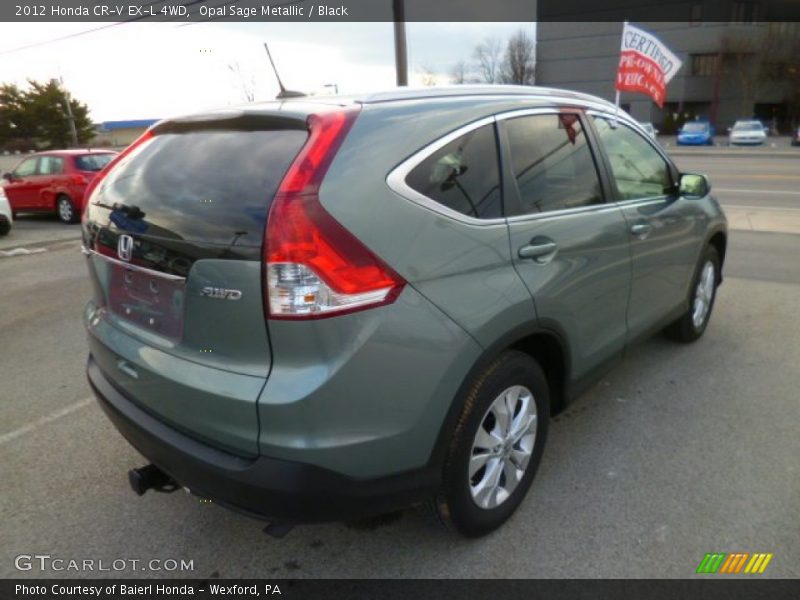 Opal Sage Metallic / Black 2012 Honda CR-V EX-L 4WD