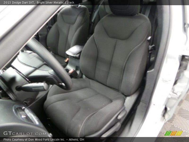 Bright Silver Metallic / Black 2013 Dodge Dart SXT