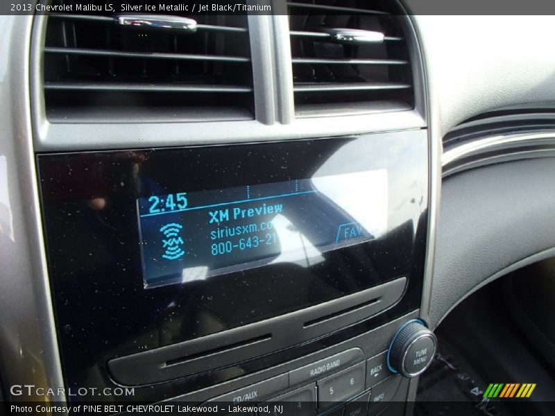 Silver Ice Metallic / Jet Black/Titanium 2013 Chevrolet Malibu LS