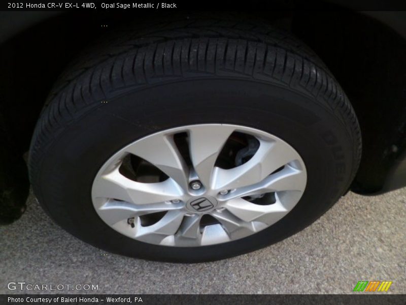 Opal Sage Metallic / Black 2012 Honda CR-V EX-L 4WD