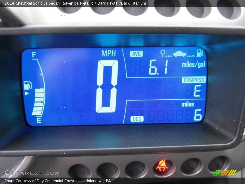 Silver Ice Metallic / Dark Pewter/Dark Titanium 2014 Chevrolet Sonic LT Sedan