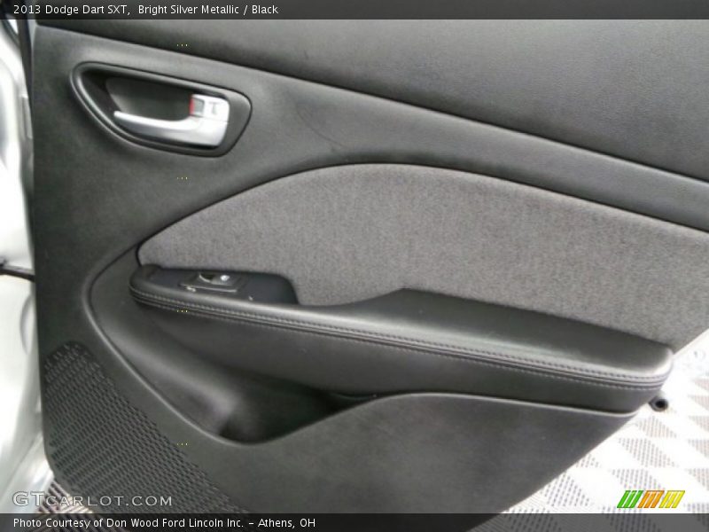 Bright Silver Metallic / Black 2013 Dodge Dart SXT