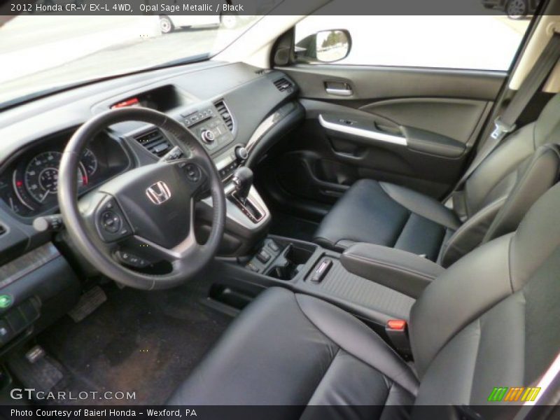 Opal Sage Metallic / Black 2012 Honda CR-V EX-L 4WD