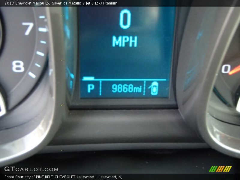 Silver Ice Metallic / Jet Black/Titanium 2013 Chevrolet Malibu LS