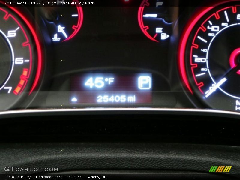 Bright Silver Metallic / Black 2013 Dodge Dart SXT