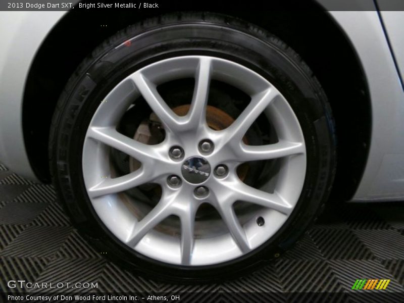 Bright Silver Metallic / Black 2013 Dodge Dart SXT
