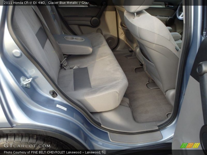 Glacier Blue Metallic / Gray 2011 Honda CR-V EX 4WD