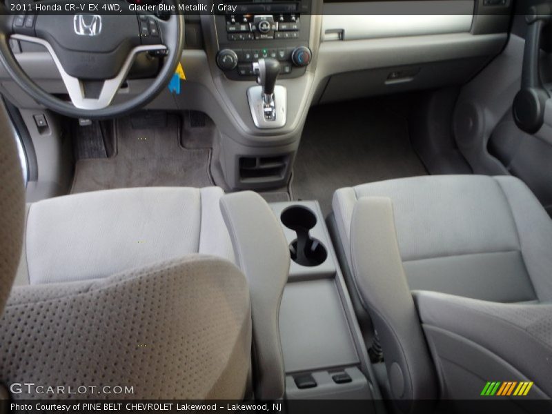 Glacier Blue Metallic / Gray 2011 Honda CR-V EX 4WD