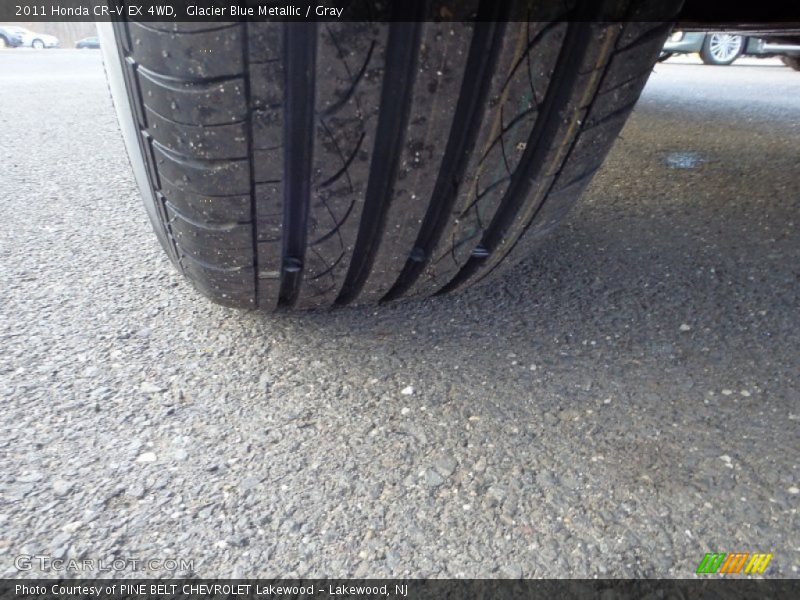 Glacier Blue Metallic / Gray 2011 Honda CR-V EX 4WD