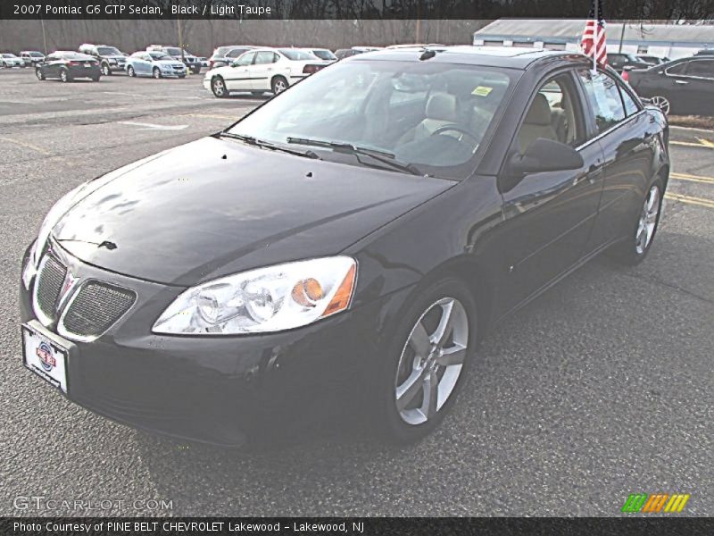 Black / Light Taupe 2007 Pontiac G6 GTP Sedan
