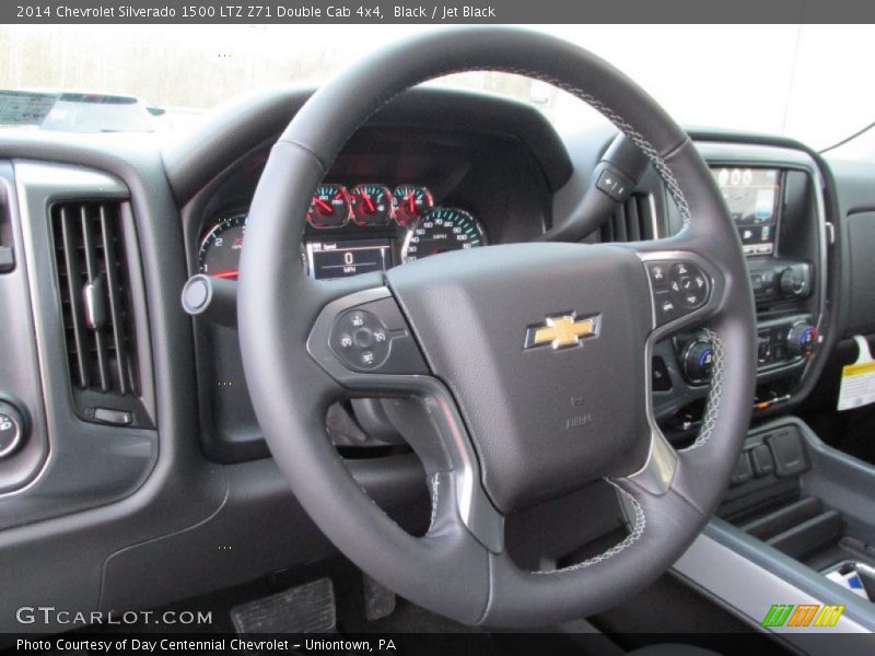 Black / Jet Black 2014 Chevrolet Silverado 1500 LTZ Z71 Double Cab 4x4