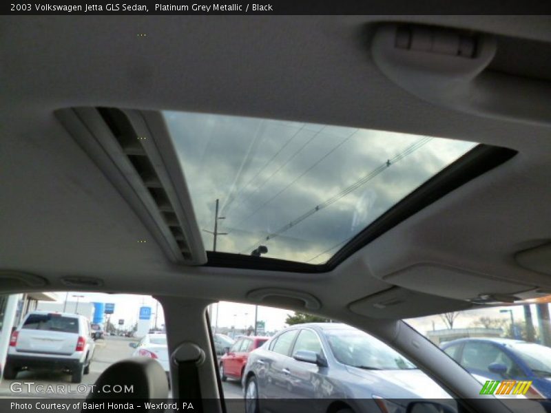 Platinum Grey Metallic / Black 2003 Volkswagen Jetta GLS Sedan
