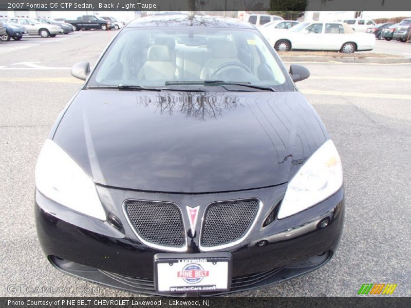 Black / Light Taupe 2007 Pontiac G6 GTP Sedan