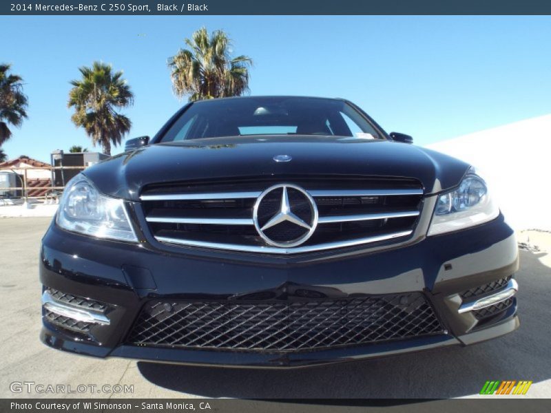 Black / Black 2014 Mercedes-Benz C 250 Sport