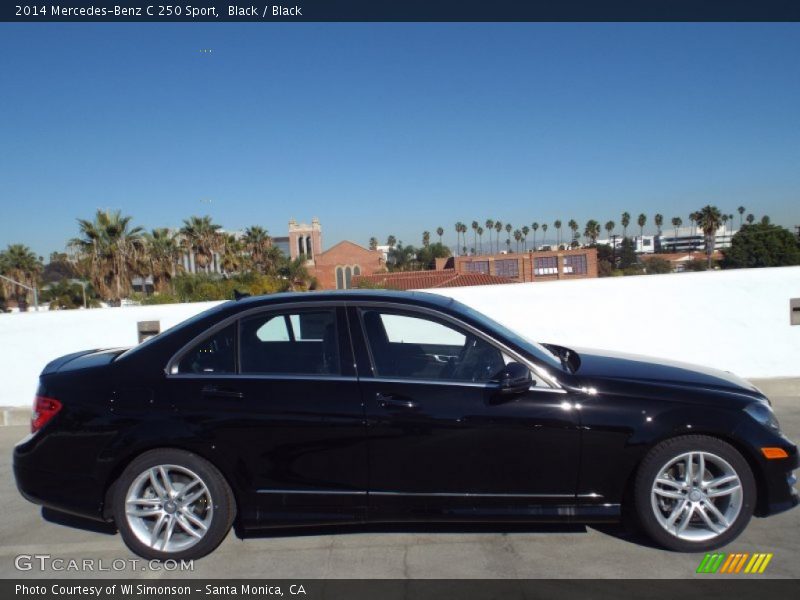 Black / Black 2014 Mercedes-Benz C 250 Sport