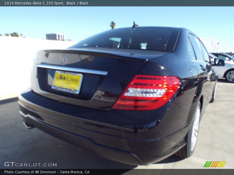 Black / Black 2014 Mercedes-Benz C 250 Sport