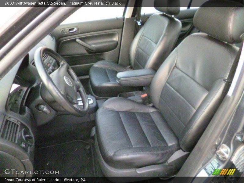 Platinum Grey Metallic / Black 2003 Volkswagen Jetta GLS Sedan
