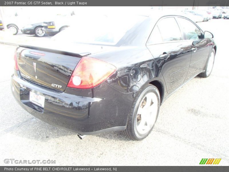 Black / Light Taupe 2007 Pontiac G6 GTP Sedan