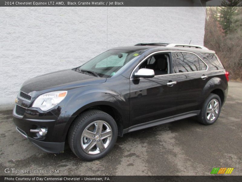 Black Granite Metallic / Jet Black 2014 Chevrolet Equinox LTZ AWD