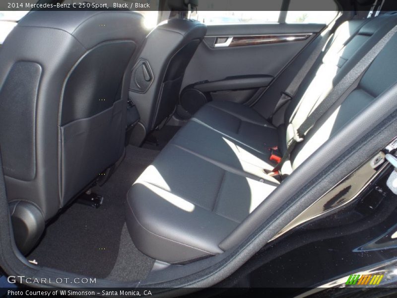 Black / Black 2014 Mercedes-Benz C 250 Sport