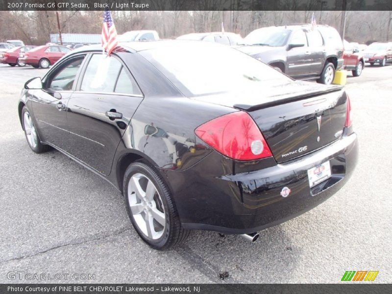 Black / Light Taupe 2007 Pontiac G6 GTP Sedan