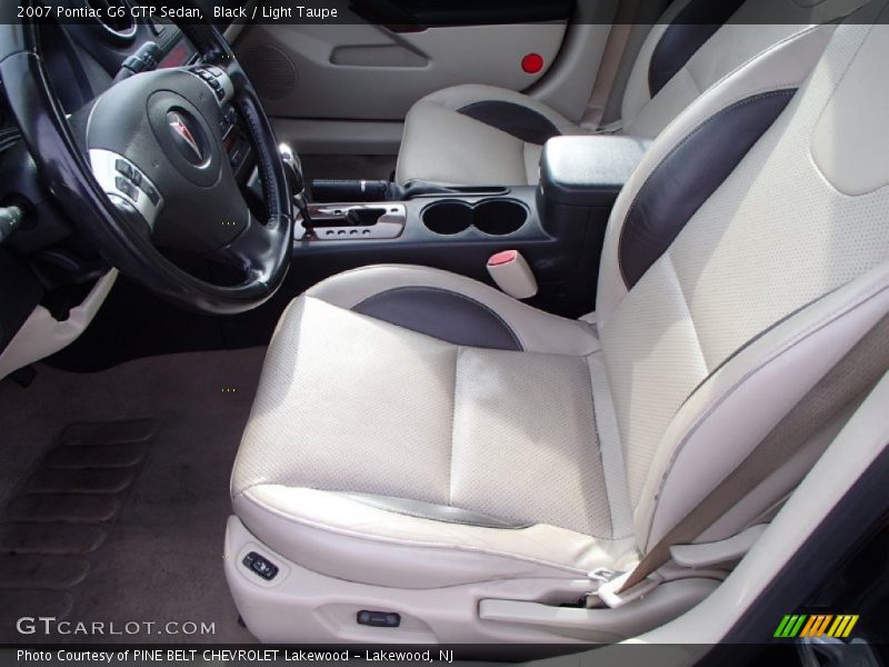 Black / Light Taupe 2007 Pontiac G6 GTP Sedan