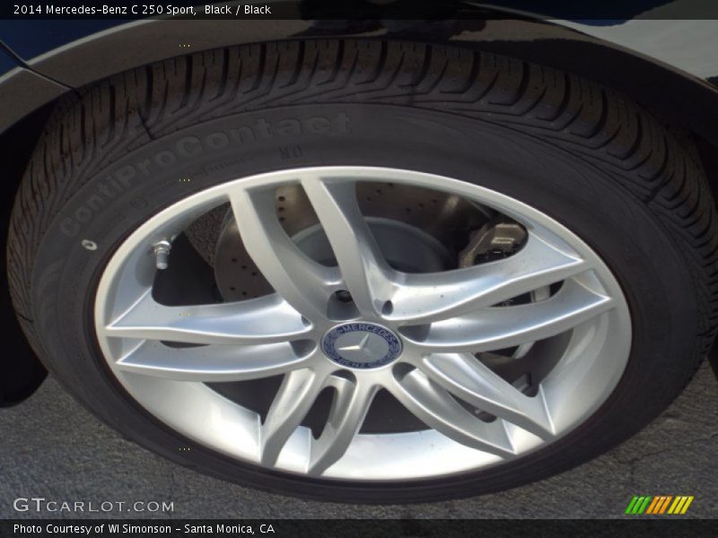 Black / Black 2014 Mercedes-Benz C 250 Sport