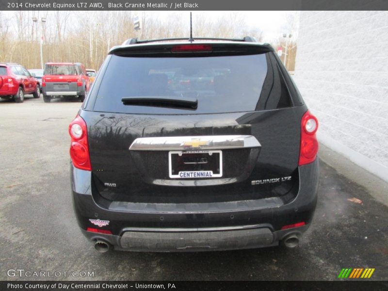 Black Granite Metallic / Jet Black 2014 Chevrolet Equinox LTZ AWD