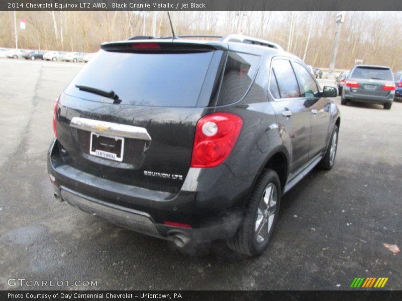 Black Granite Metallic / Jet Black 2014 Chevrolet Equinox LTZ AWD
