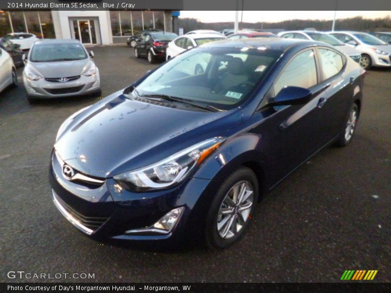 Blue / Gray 2014 Hyundai Elantra SE Sedan