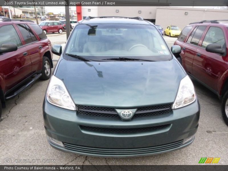 Aspen Green Pearl / Taupe 2005 Toyota Sienna XLE Limited AWD