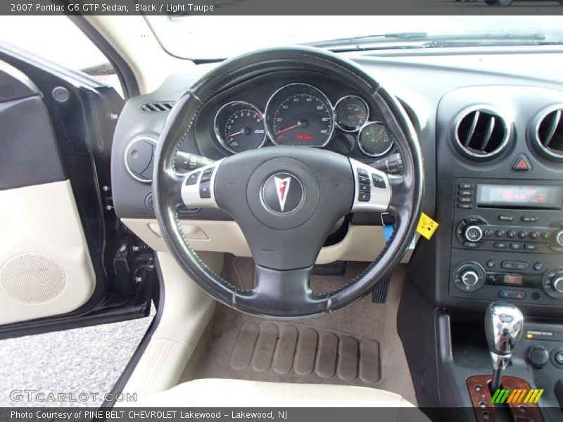 Black / Light Taupe 2007 Pontiac G6 GTP Sedan