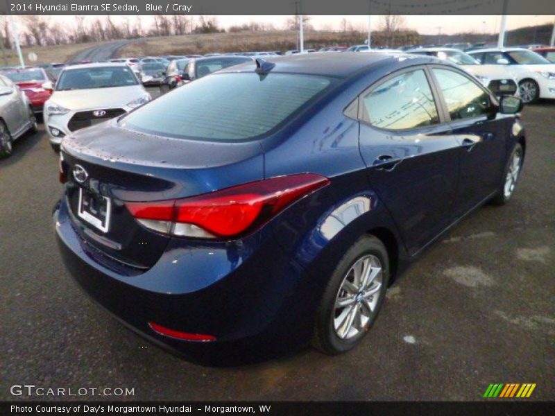 Blue / Gray 2014 Hyundai Elantra SE Sedan