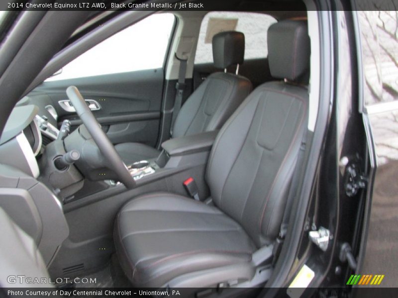 Black Granite Metallic / Jet Black 2014 Chevrolet Equinox LTZ AWD