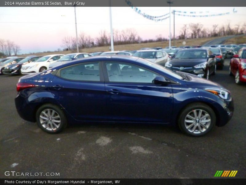 Blue / Gray 2014 Hyundai Elantra SE Sedan