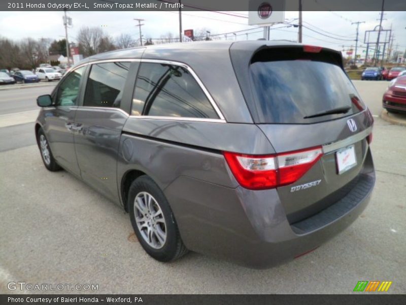 Smoky Topaz Metallic / Truffle 2011 Honda Odyssey EX-L
