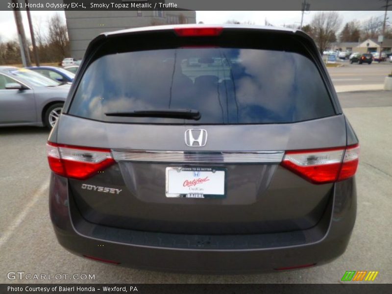 Smoky Topaz Metallic / Truffle 2011 Honda Odyssey EX-L