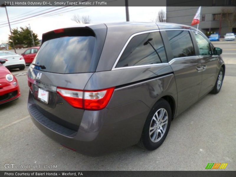 Smoky Topaz Metallic / Truffle 2011 Honda Odyssey EX-L