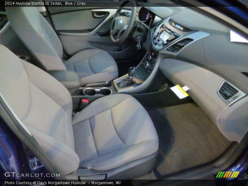 Front Seat of 2014 Elantra SE Sedan