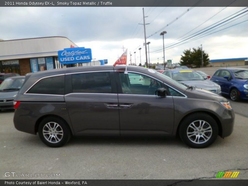 Smoky Topaz Metallic / Truffle 2011 Honda Odyssey EX-L
