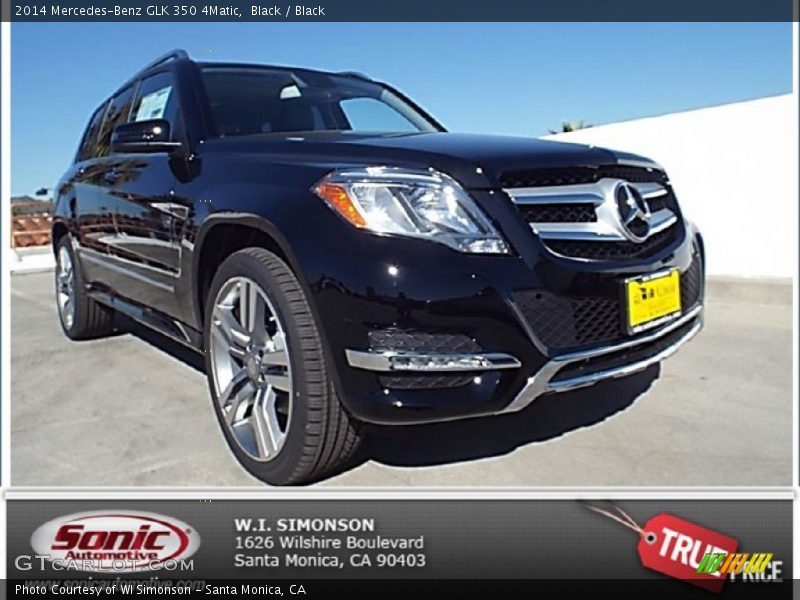 Black / Black 2014 Mercedes-Benz GLK 350 4Matic