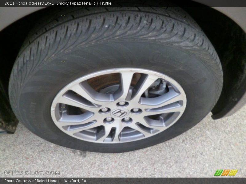 Smoky Topaz Metallic / Truffle 2011 Honda Odyssey EX-L