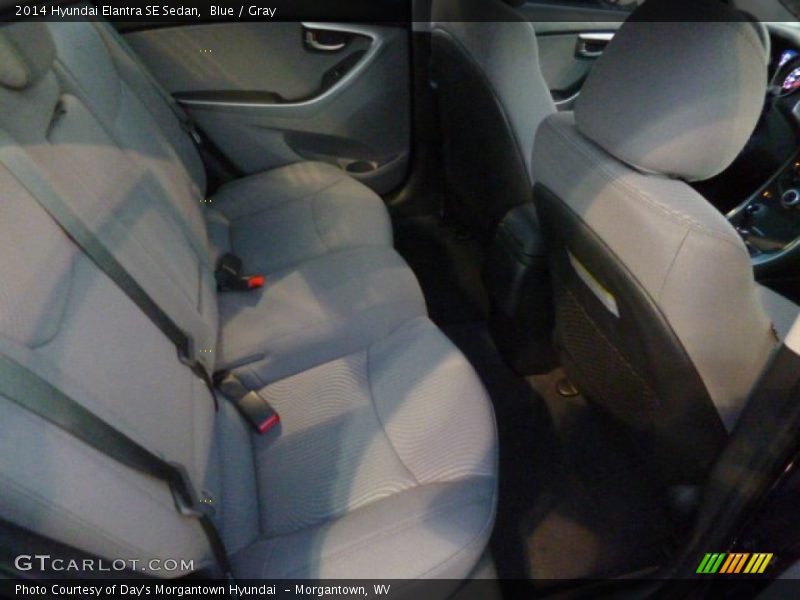 Rear Seat of 2014 Elantra SE Sedan