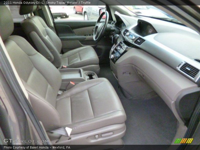 Smoky Topaz Metallic / Truffle 2011 Honda Odyssey EX-L