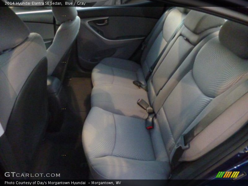 Rear Seat of 2014 Elantra SE Sedan