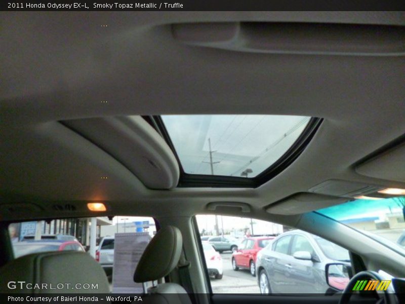 Smoky Topaz Metallic / Truffle 2011 Honda Odyssey EX-L