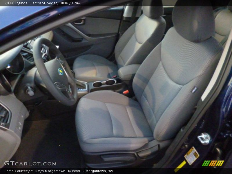 Front Seat of 2014 Elantra SE Sedan